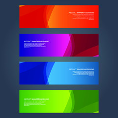 Obraz premium Vector Abstract design banner web template