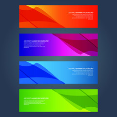 Vector Abstract design banner web template