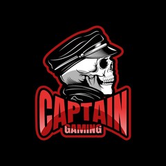 Black skull mascot sport esport logo template for streamer team