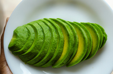 Avocado Pear Slices