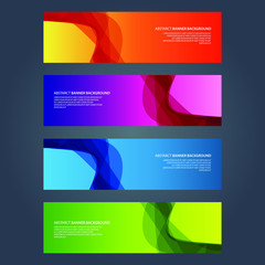 Vector Abstract design banner web template