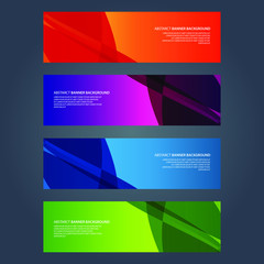 Vector Abstract design banner web template