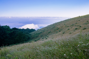 Nature landscape at the location Kio Mae Pan nature trail , Doi Inthanon national park Chom Thong District, Chiang Mai Province North of Thailand