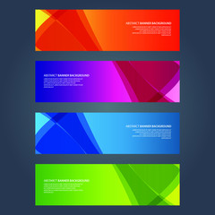 Vector Abstract design banner web template