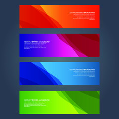Vector Abstract design banner web template