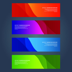 Fototapeta premium Vector Abstract design banner web template