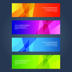 Fototapeta premium Vector Abstract design banner web template