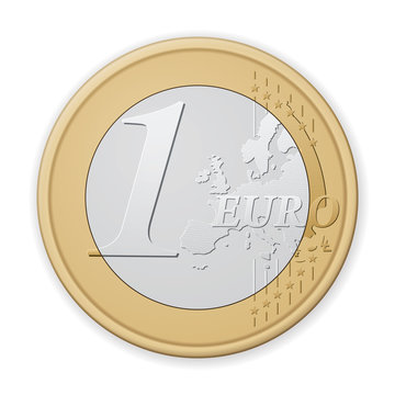 One euro coin