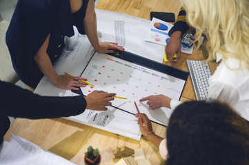Schedule the job planning on the calendar for success teamwork