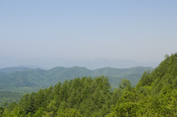扇ヶ原展望台の風景