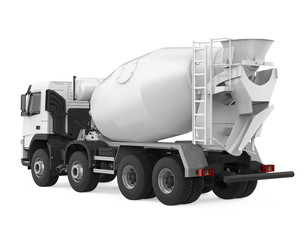 Concrete Mixer Truck Isolated