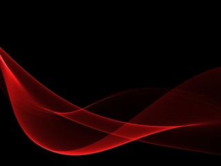 Abstract Soft Color Red Wave Background