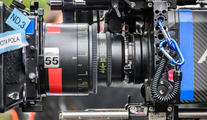 55mm Anamorphic Film Camera Lens