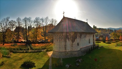 Naklejka premium Humor Monastery - Romania