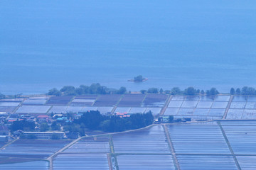 磐梯山からの眺め（福島県・猪苗代町・北塩原村）