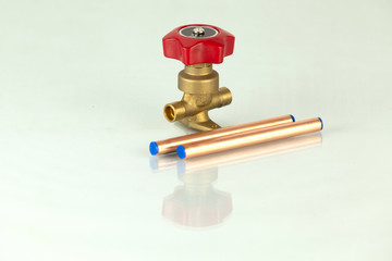 The stop valves completely stop flow of any kind of liquid flowing through the system.