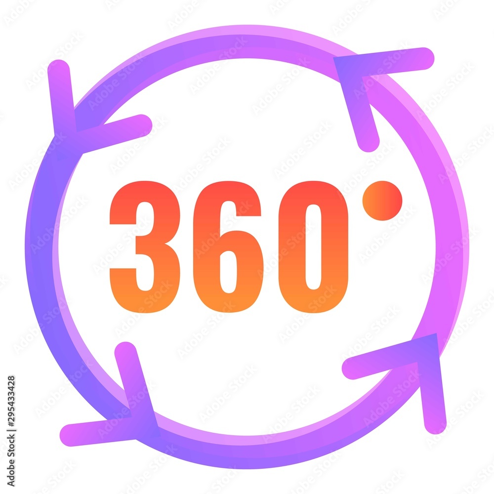 Poster modern virtual reality icon. cartoon of modern virtual reality vector icon for web design isolated o