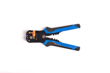 isolate wire stripping tool  on white background