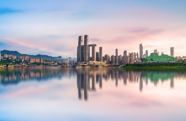 Fototapeta na wymiar Chongqing modern architecture landscape skyline