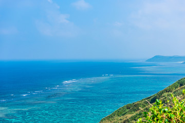 宮古島の海　Beautiful beach in Miyakojima Island, Okinawa.