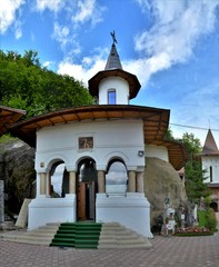 Moldovita Monastery, Suceava County - Romania Oct.30.2016 . Orthodox monastery dating back to 1532