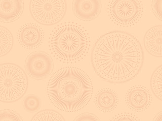 Seamless pattern with mandalas. Modern сhinese, oriental pattern for the decoration of greeting card, invitation, background, banner to celebrate the Chinese New Year or another oriental holiday.