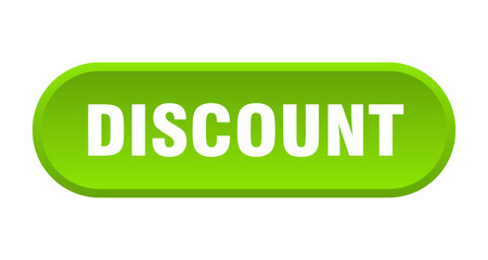 discount button. discount rounded green sign. discount