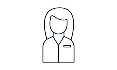 Consultant, customer service, customer support icon vector illustration.