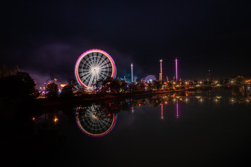Ferris Wheel at Volksfest, Cannstatter Wasen, Stuttgart Germany