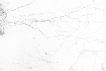 White Broken Concrete Wall Texture Background with Light Leak from Right Side.