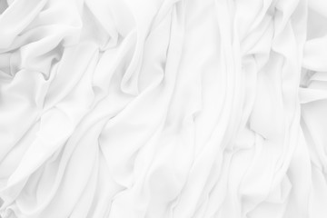 Close up White Fabric Cloth Texture Background.