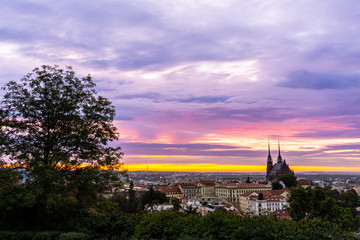 Brno Cathedral in the morning