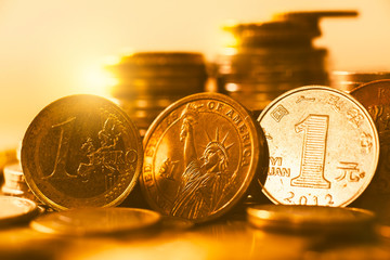 Growth money of profitability of professional investment planning, Business and finance concept.