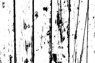 Barnwood vector texture overlay. Wood planks isolated on white background