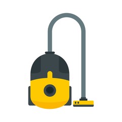 Vacuum cleaner icon. Flat illustration of vacuum cleaner vector icon for web design