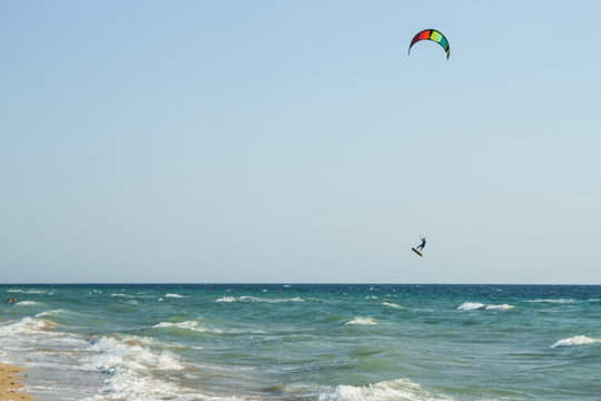 paradise coast kiting on the beach extreme sports and relaxation