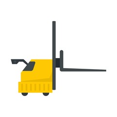 Lift machine icon. Flat illustration of lift machine vector icon for web design