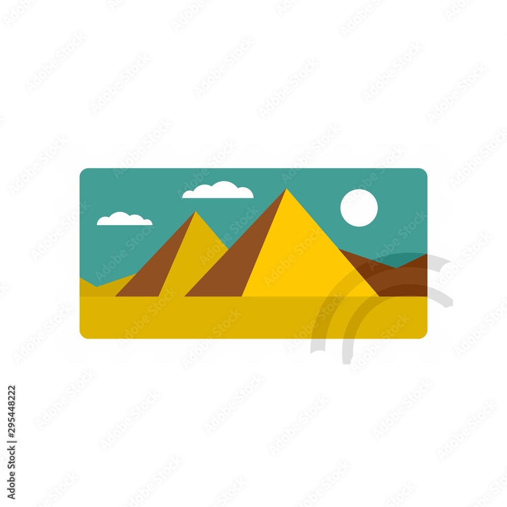 Poster envelope timbre icon. flat illustration of envelope timbre vector icon for web design