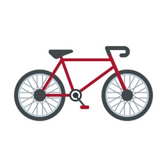 Fototapeta premium Delivery bike icon. Flat illustration of delivery bike vector icon for web design