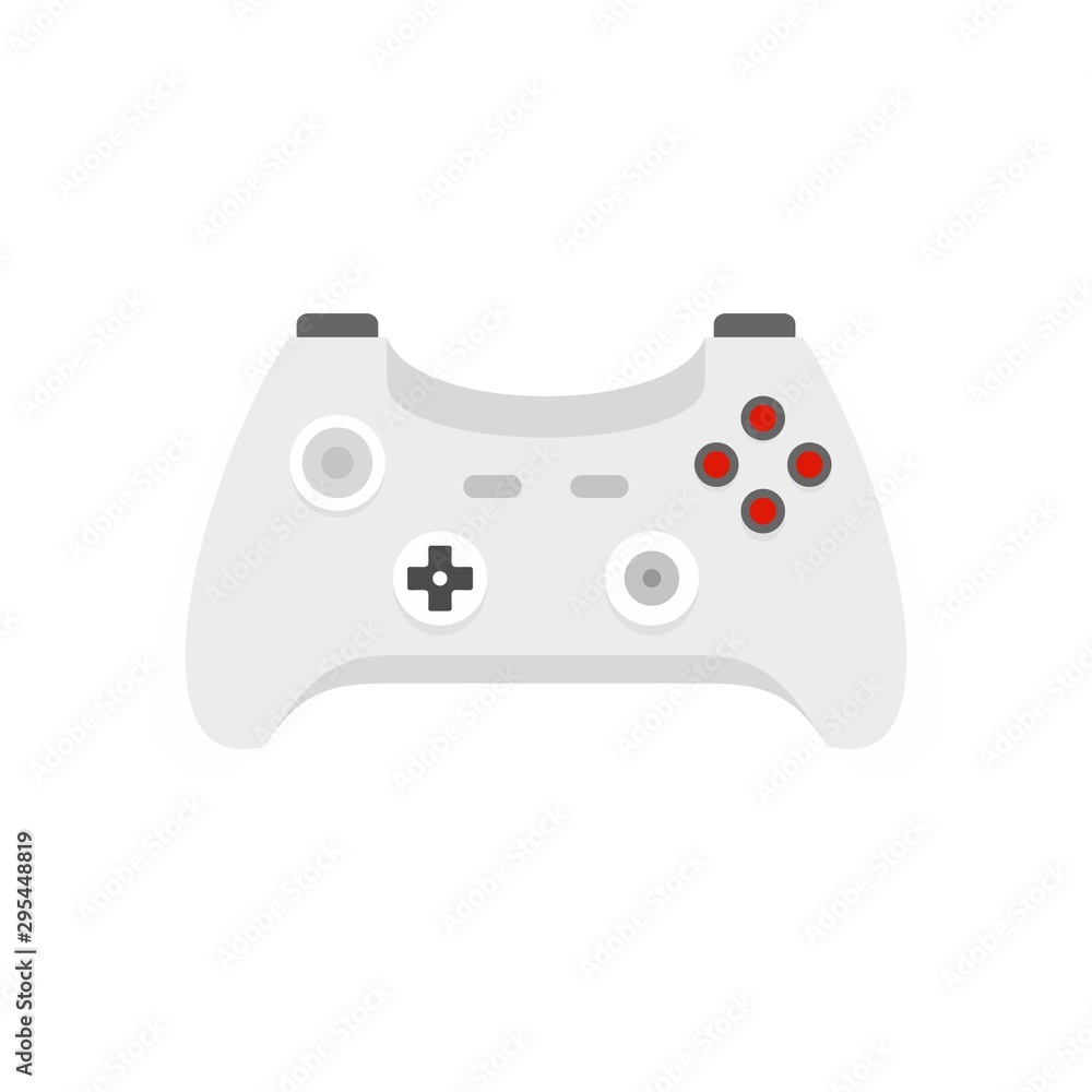 Poster wireless gamepad icon. flat illustration of wireless gamepad vector icon for web design