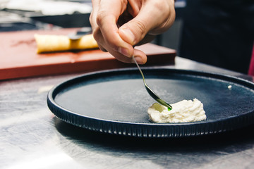 chef preparing food