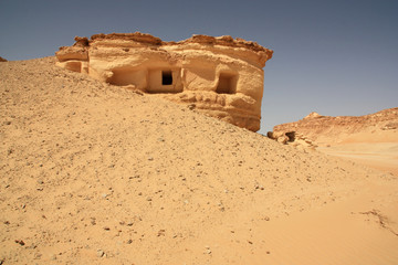 Ancient Tomb in the Sahara Desert