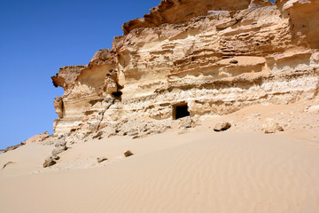 Ancient Tomb in the Sahara Desert