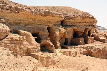 Mountain of the Dead in Siwa, Siwa Oasis, Egypt