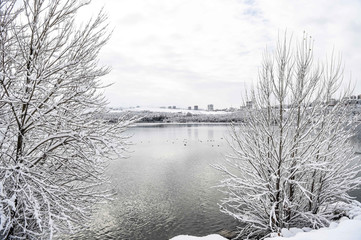 Snow landscapes from various regions of Ankara