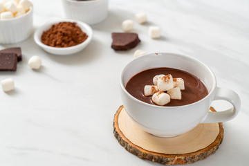 hot chocolate with marshmallows