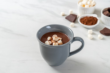 hot chocolate with marshmallows