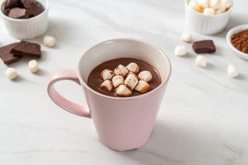 hot chocolate with marshmallows
