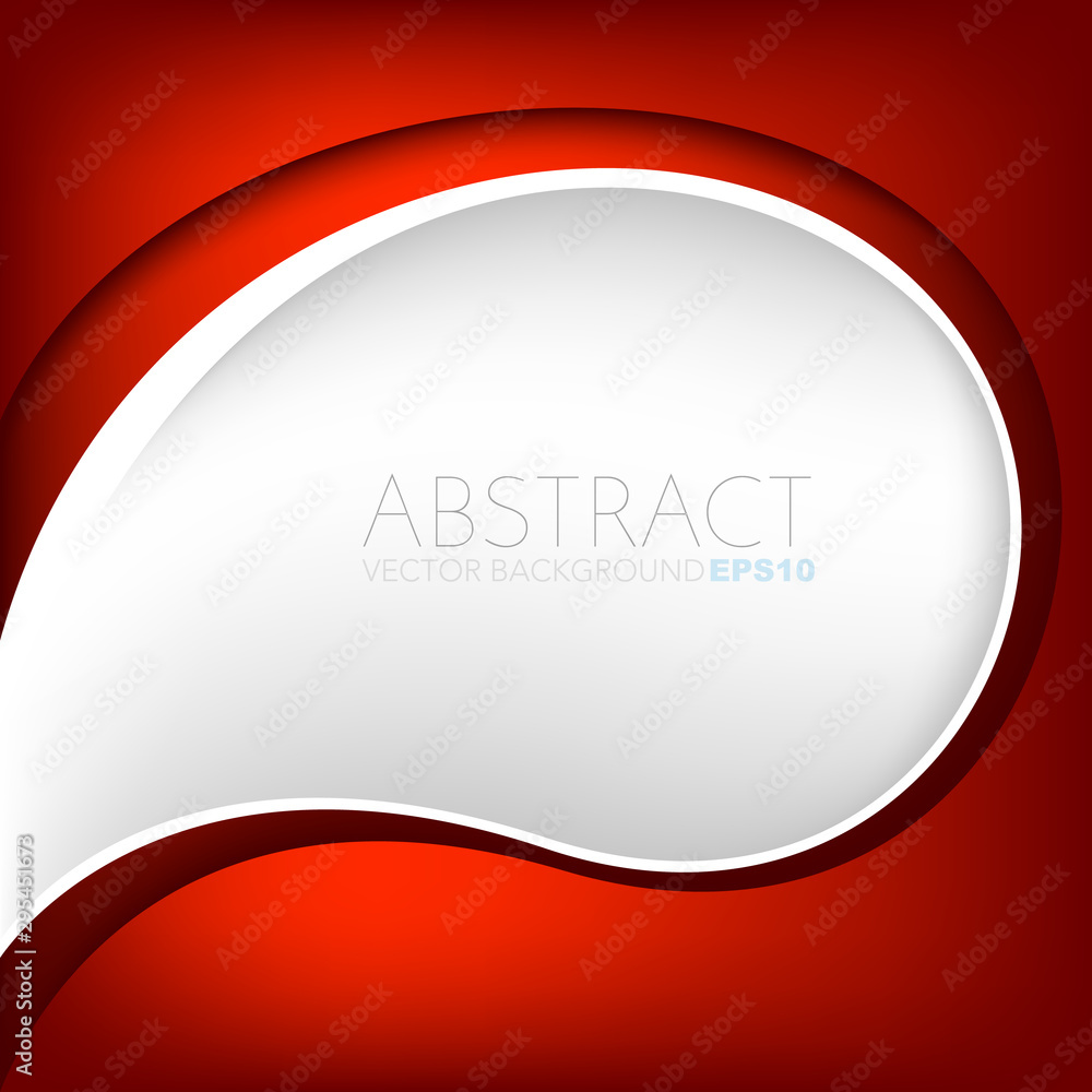 Poster abstract red background with place for your text