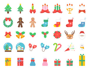 クリスマスアイコンセット